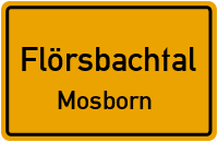 Straßenverzeichnis Flörsbachtal Mosborn