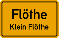 Stadtweg in FlötheKlein Flöthe