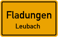 Rhönstraße in FladungenLeubach