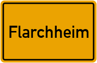 Ortsschild von Gemeinde Flarchheim in Thüringen