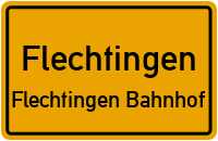 Bahnhofweg in FlechtingenFlechtingen Bahnhof