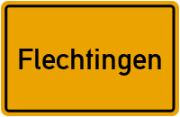 Ortsschild von Gemeinde Flechtingen in Sachsen-Anhalt