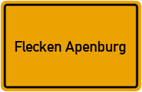 Ortsschild Flecken Apenburg