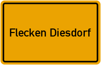 Ortsschild Flecken Diesdorf