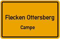 Dorfstraße in Flecken OttersbergCampe