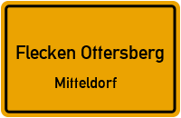 Alte Mitteldorfer Straße in Flecken OttersbergMitteldorf