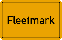 Ortsschild von Gemeinde Fleetmark in Sachsen-Anhalt