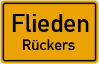 Straßenverzeichnis Flieden Rückers