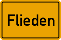 Ortsschild von Gemeinde Flieden in Hessen