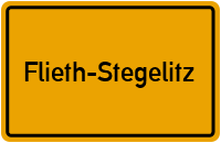 City Sign Flieth-Stegelitz