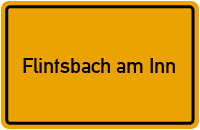 City Sign Flintsbach am Inn