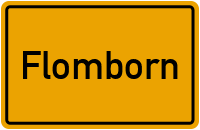 City Sign Flomborn