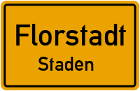 Straßenverzeichnis Florstadt Staden