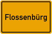 Ortsschild von Gemeinde Flossenbürg in Bayern