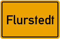 City Sign Flurstedt