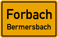 Straßenverzeichnis Forbach Bermersbach