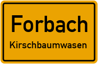 Straßenverzeichnis Forbach Kirschbaumwasen