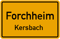 Wegäcker in 91301 Forchheim (Kersbach)