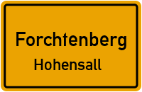 Straßen in Forchtenberg Hohensall