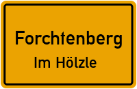Straßen in Forchtenberg Im Hölzle