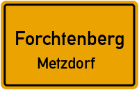 Orbachstraße in 74632 Forchtenberg (Metzdorf)