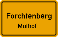 Straßenverzeichnis Forchtenberg Muthof