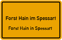 Furnierplatz Heigenbrücken in Forst Hain im SpessartForst Hain in Spessart