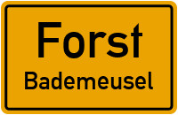 Groß Bademeuseler Straße in ForstBademeusel