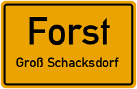 Schmaler Weg in ForstGroß Schacksdorf