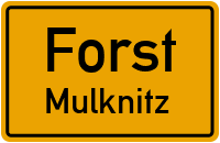 Mulknitzer Dorfstraße in ForstMulknitz