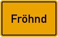 Zeigerstraße in Fröhnd