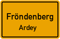 Talstraße in FröndenbergArdey