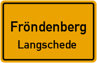 Hauptstraße in FröndenbergLangschede