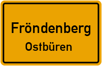 Straßen in Fröndenberg Ostbüren