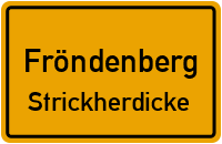 Kuhstraße in FröndenbergStrickherdicke