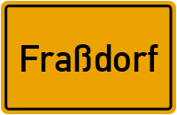 Ortsschild von Gemeinde Fraßdorf in Sachsen-Anhalt