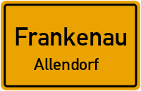 Bergstraße in FrankenauAllendorf