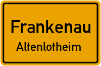 Kirchplatz in FrankenauAltenlotheim