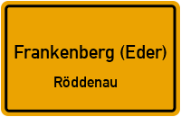 Rodenbacher Weg in Frankenberg (Eder)Röddenau