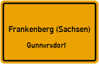 Gunnersdorfer Straße in Frankenberg (Sachsen)Gunnersdorf