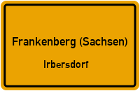 Hintere Dorfstraße in Frankenberg (Sachsen)Irbersdorf