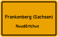 Äußere Hainichener Straße in Frankenberg (Sachsen)Neudörfchen