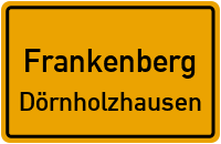 Poststraße in FrankenbergDörnholzhausen