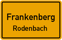 Waldstraße in FrankenbergRodenbach