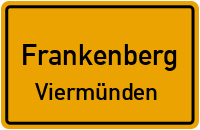 Hauptstraße in FrankenbergViermünden
