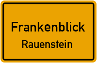Flurweg in FrankenblickRauenstein