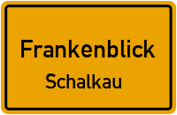 Bahnhofstraße in FrankenblickSchalkau