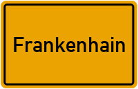 Plan in Frankenhain