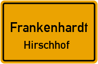 Straßen in Frankenhardt Hirschhof