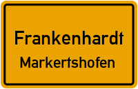 Straßen in Frankenhardt Markertshofen